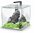 Aquatlantis Kubus Preto 33L Aquário Equipado